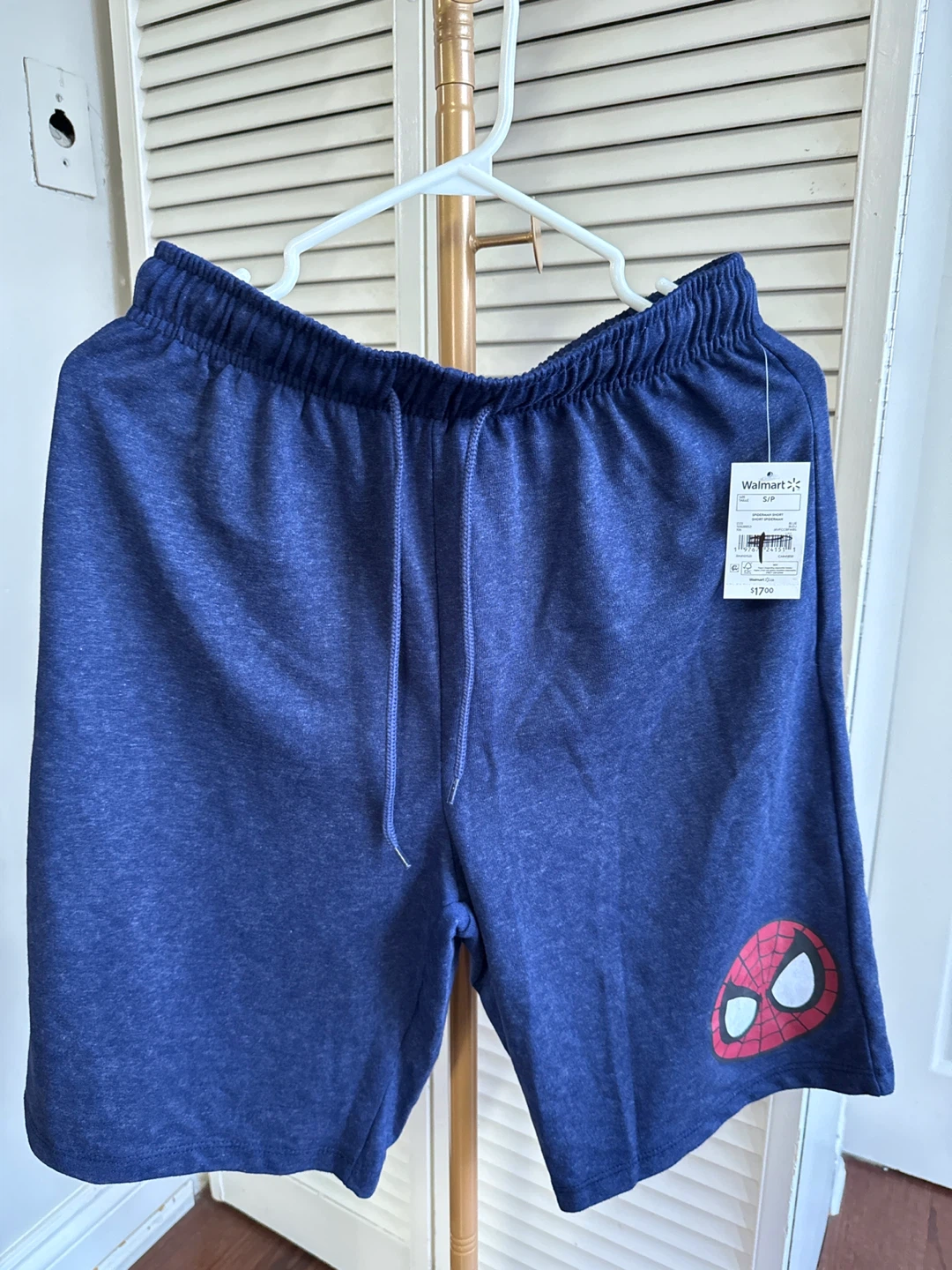 Marvel Spiderman Blue Shorts Size S/P