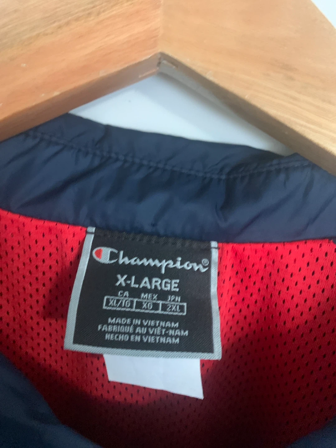 Champion Men's Navy Blue Coach Jacket X-Large - photo 2