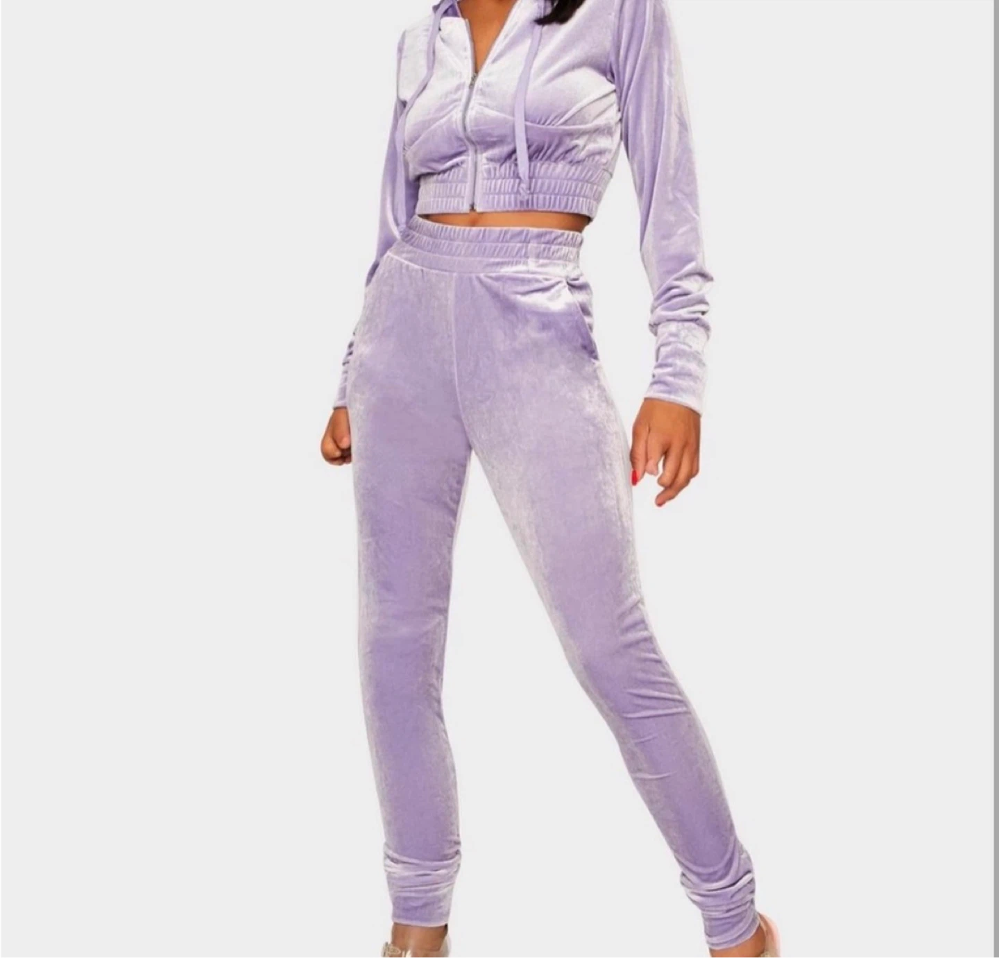 Kooka Velour Tie-Dye Tracksuit Set - photo 2
