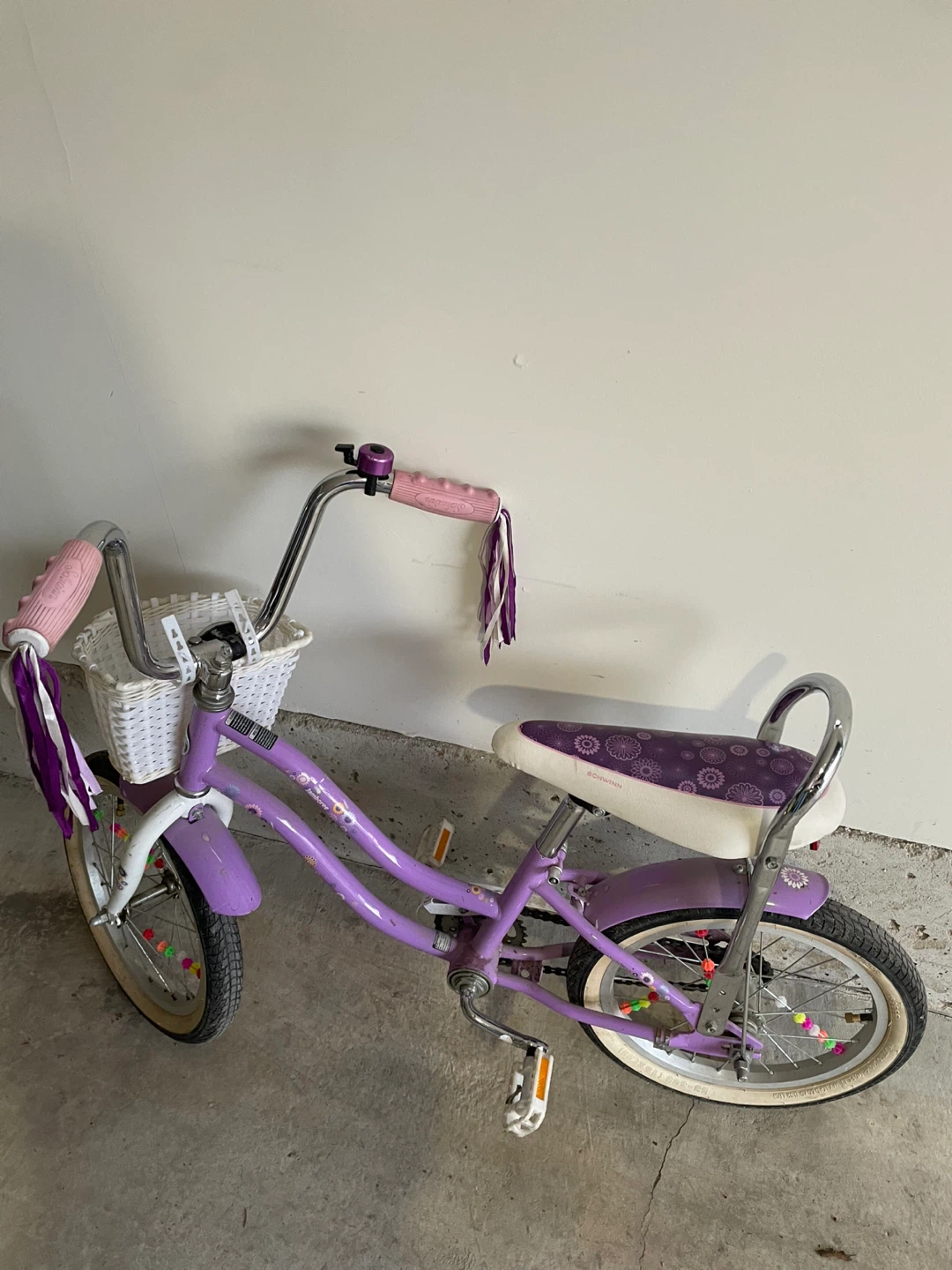Schwinn Girls' Bicycle with Basket