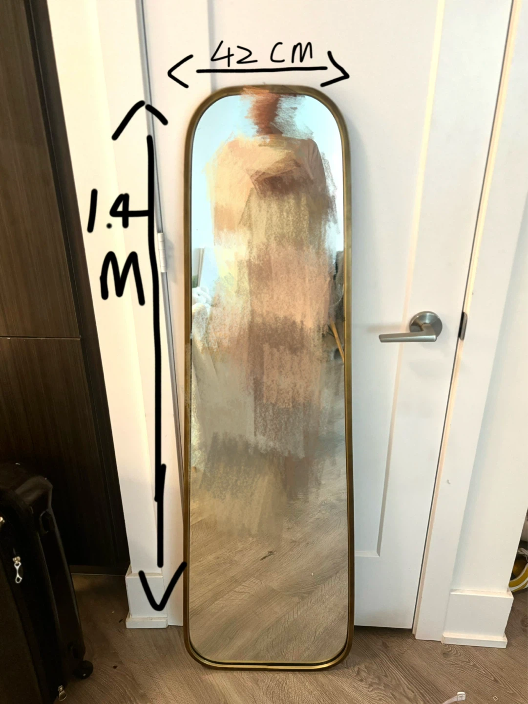Ornate Gold Arch Mirror Ser - photo 3