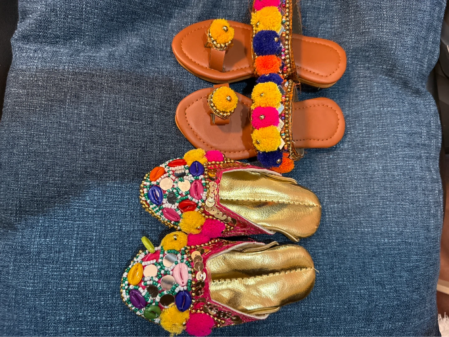 Kids Pom Pom Sandals and Shoes