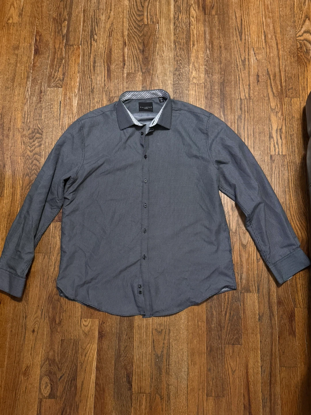 Calabrum London Men's Dress Shirt Size L 16-16 1/2