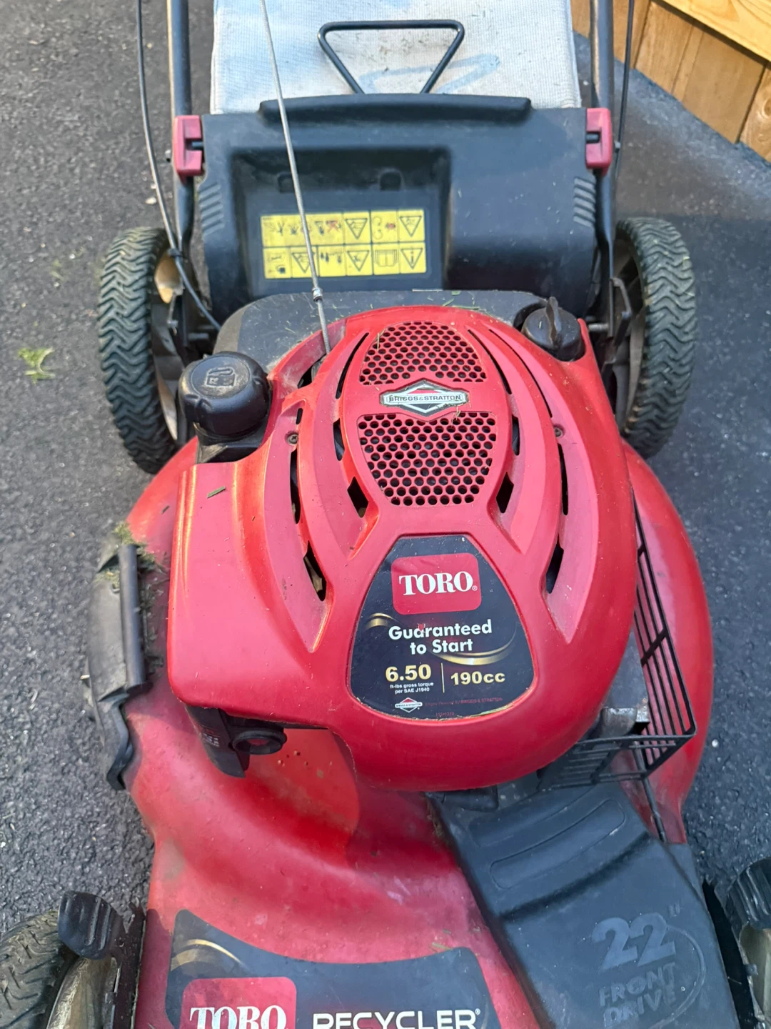 Toro Recycler Lawnmower 6.50 Gross Torque 190cc - photo 4