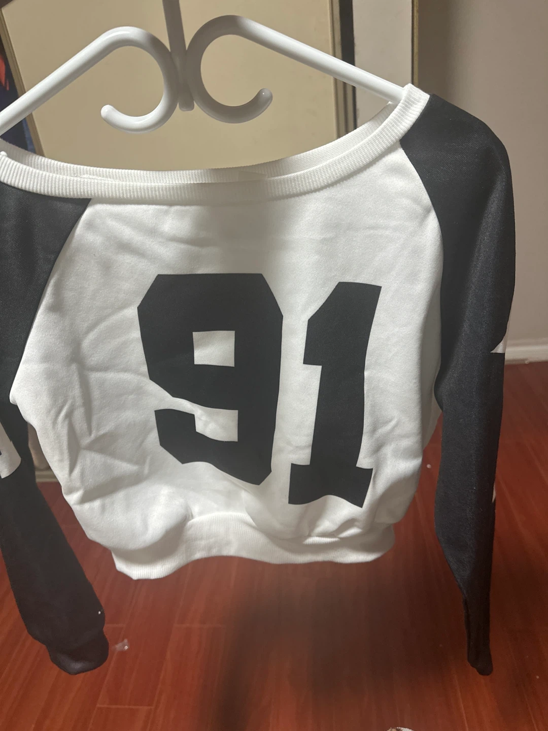 SHEIN Teen "91" Graphic Sweatshirt