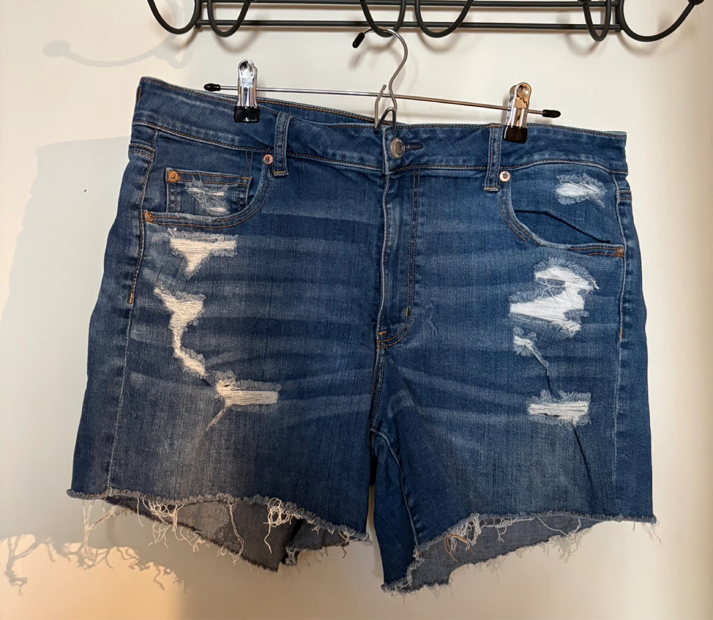 American Eagle Distressed Denim Shorts