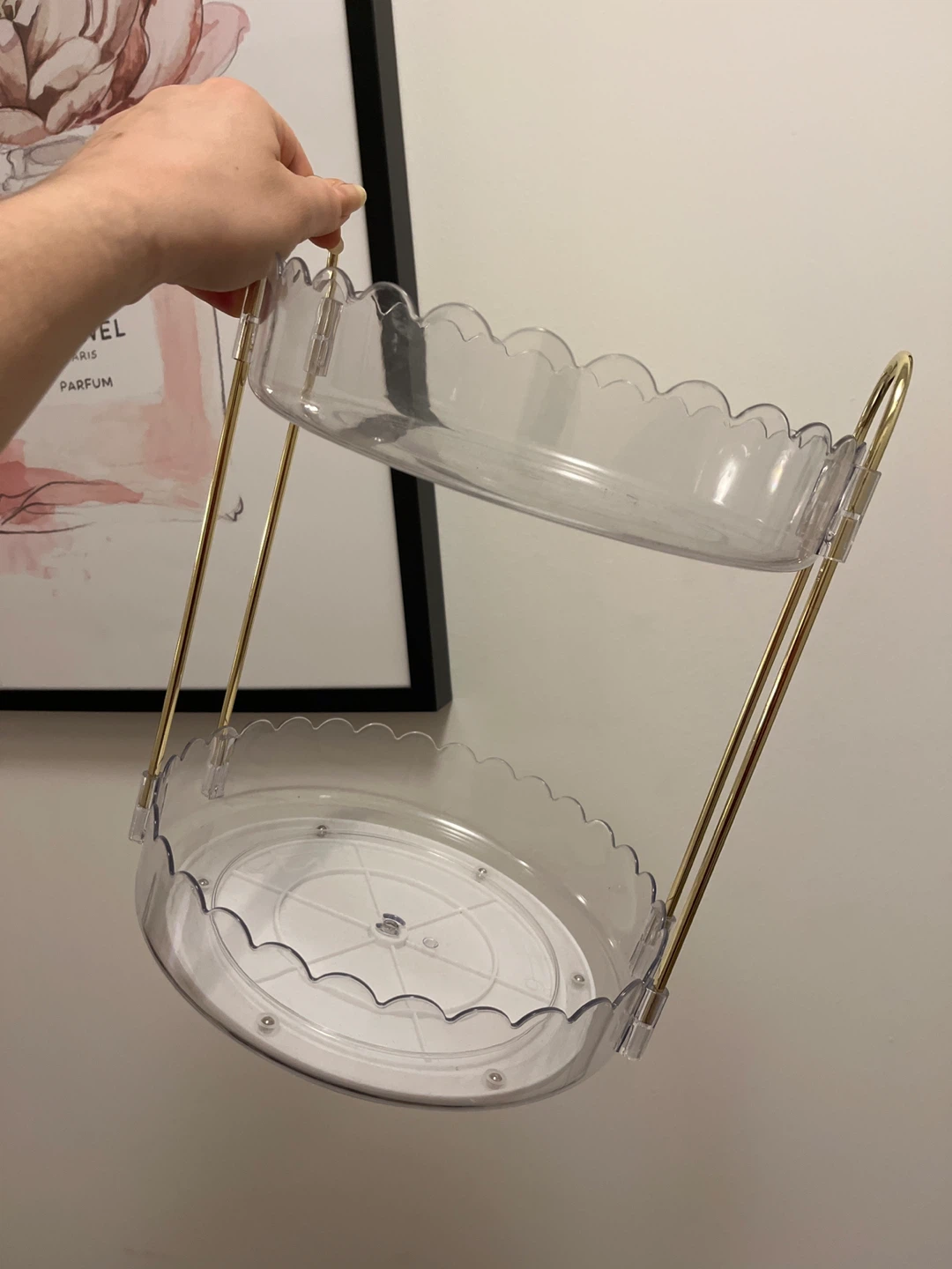 2-Tier Clear Acrylic Display Stand