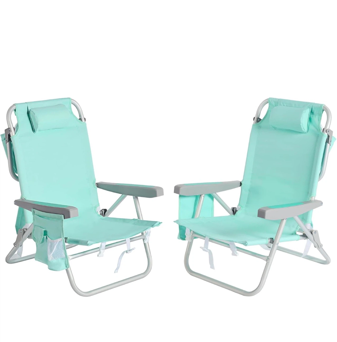 SunnyFeel Beach Chair with Removable Cooler Bag - photo 2