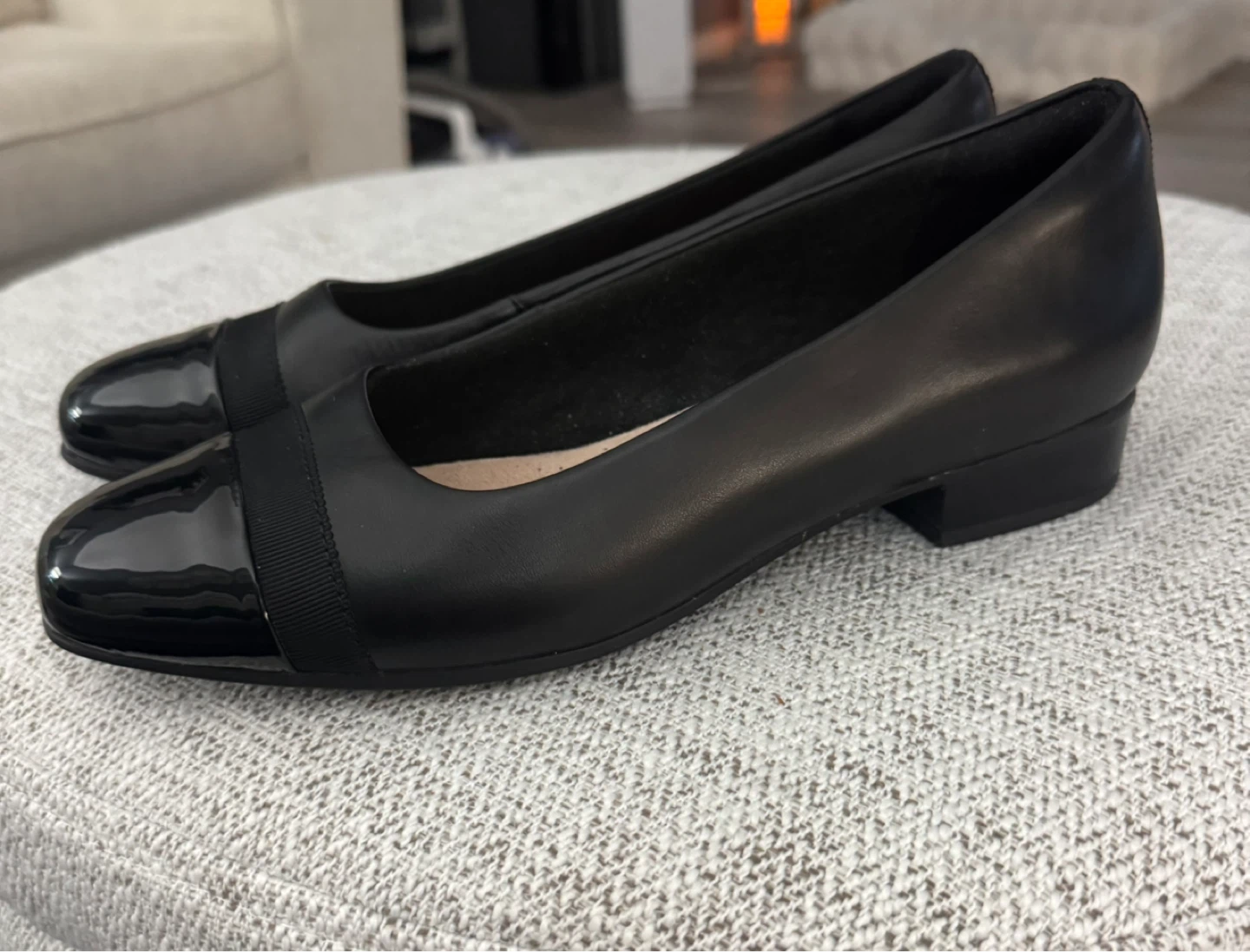 Clarks Collection Women's Black Leather Dress Shoes