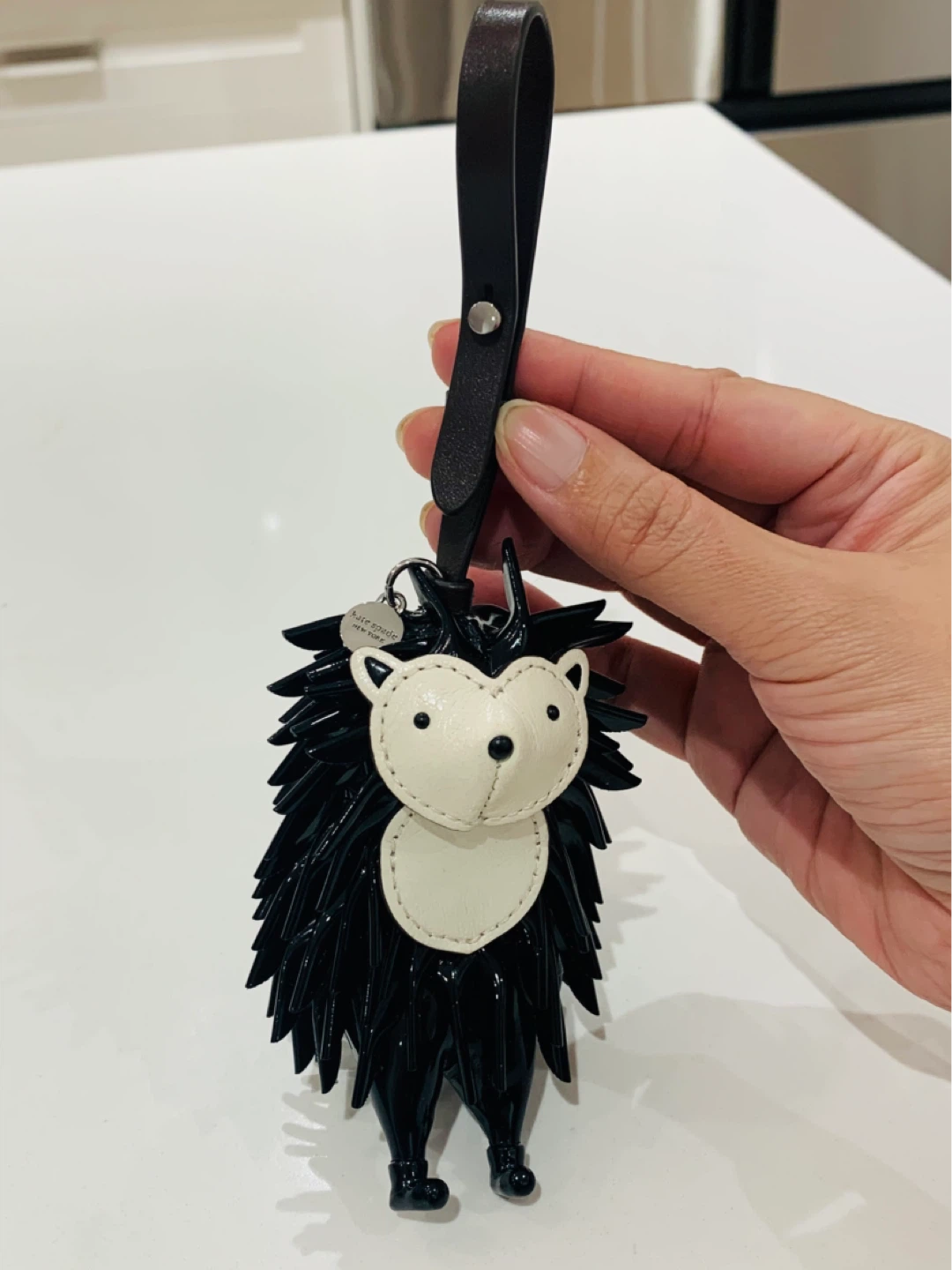 🔥 New Kate Spade Stevie Hedgehog Leather Bag Charm Price Firm  🔥