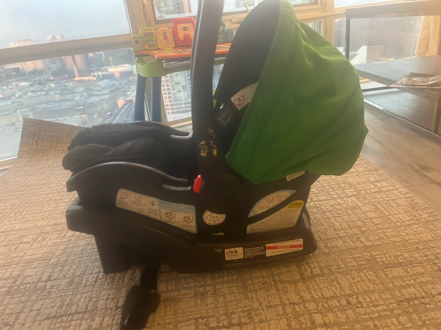 Graco Click Connect Infant Car Seat Base with Stroller