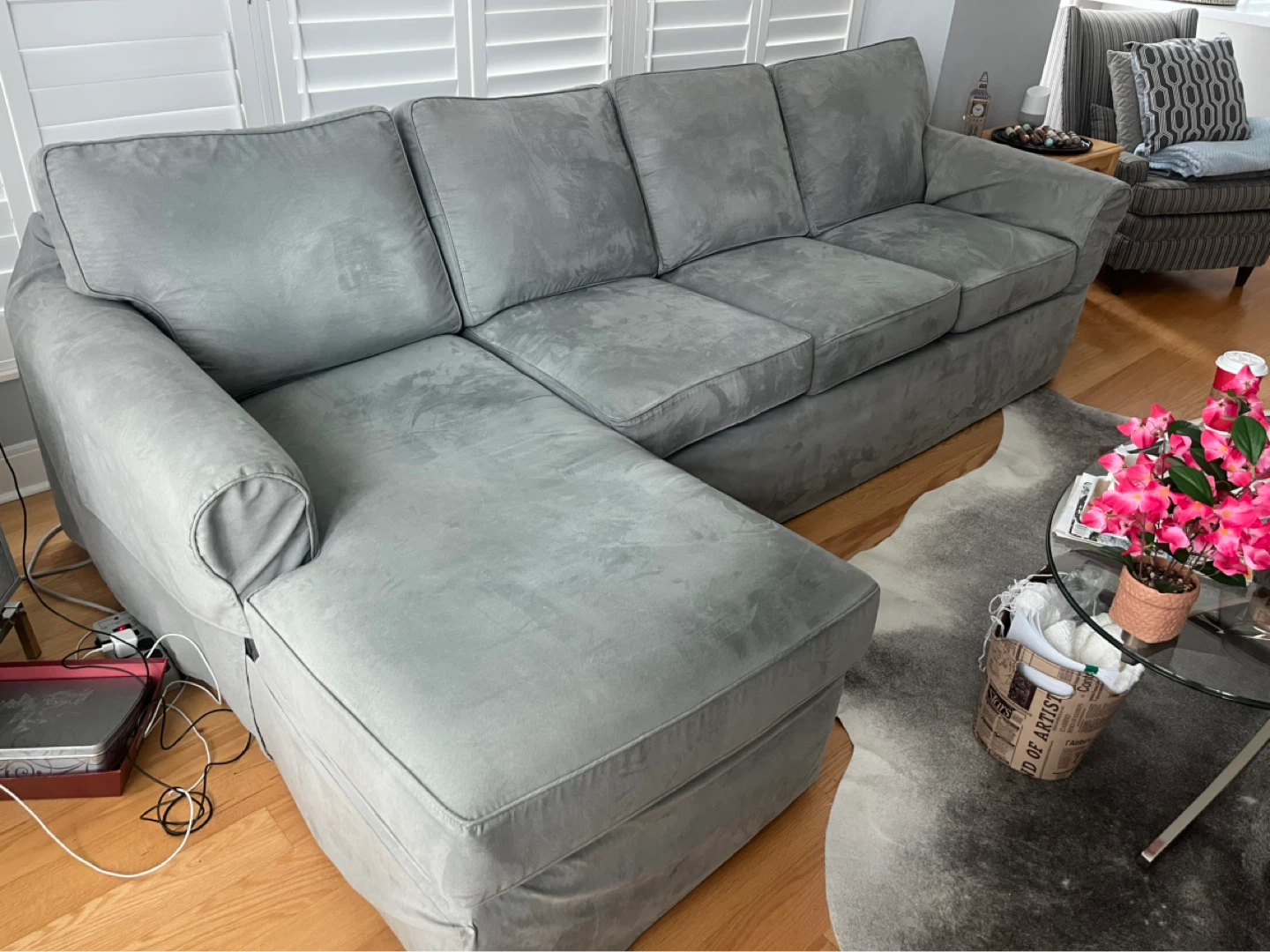 Grey Sectional Sofa - photo 2