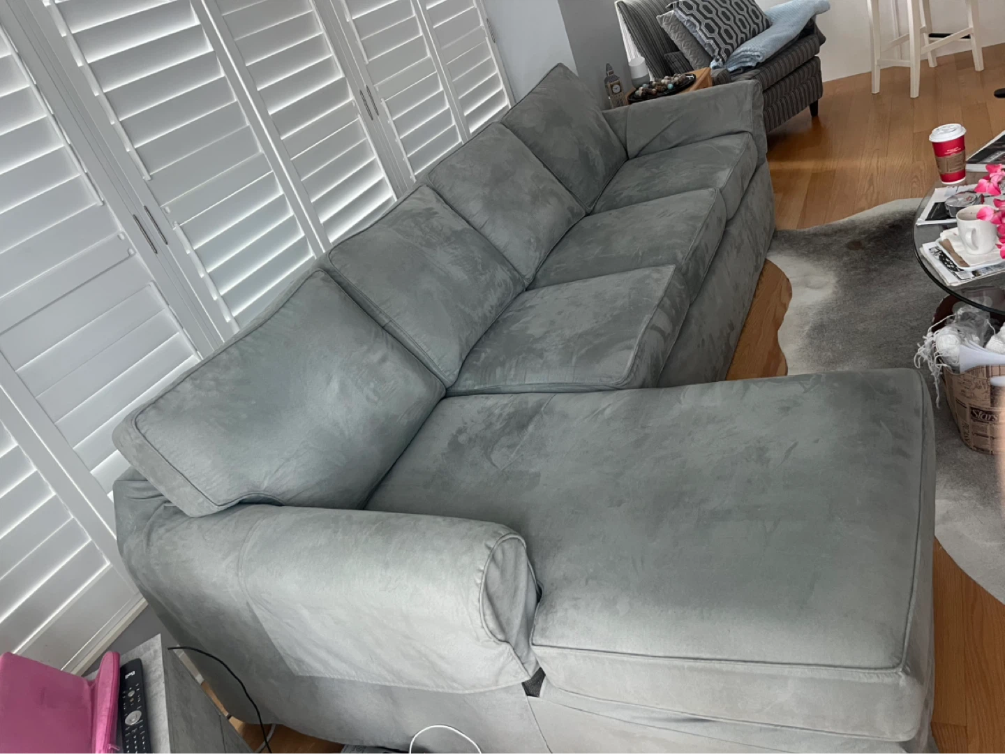 Grey Sectional Sofa - photo 4