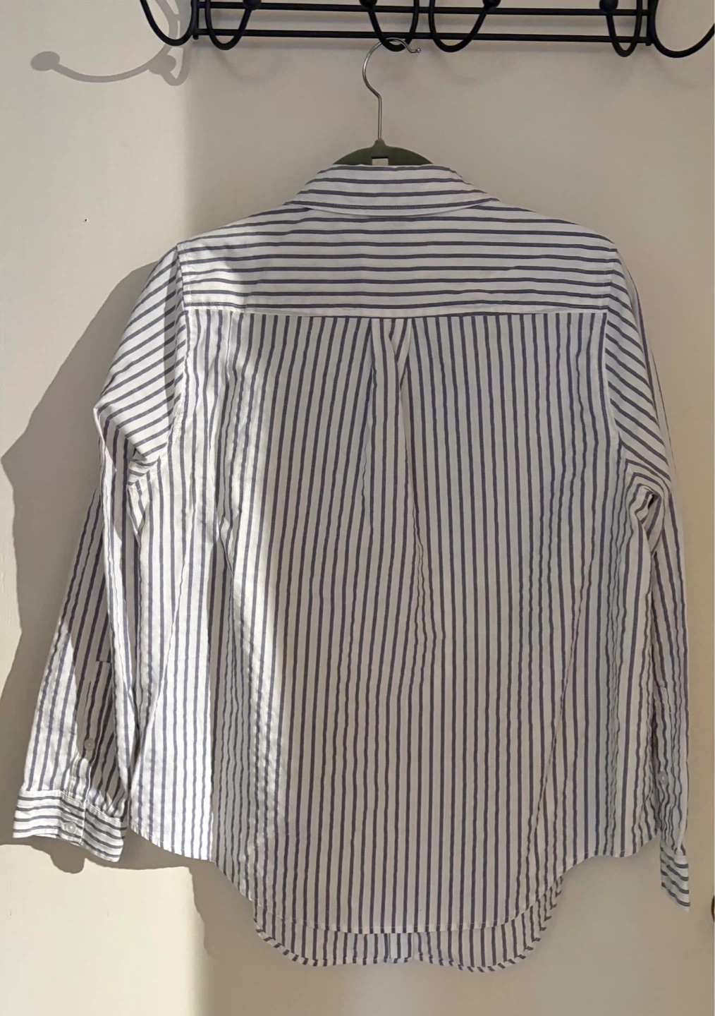Striped Button-Up Shirt - photo 2