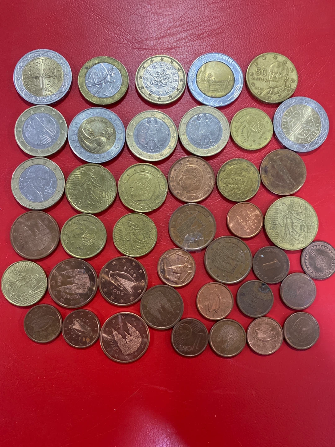 Assorted Euro Coins Collection - photo 2