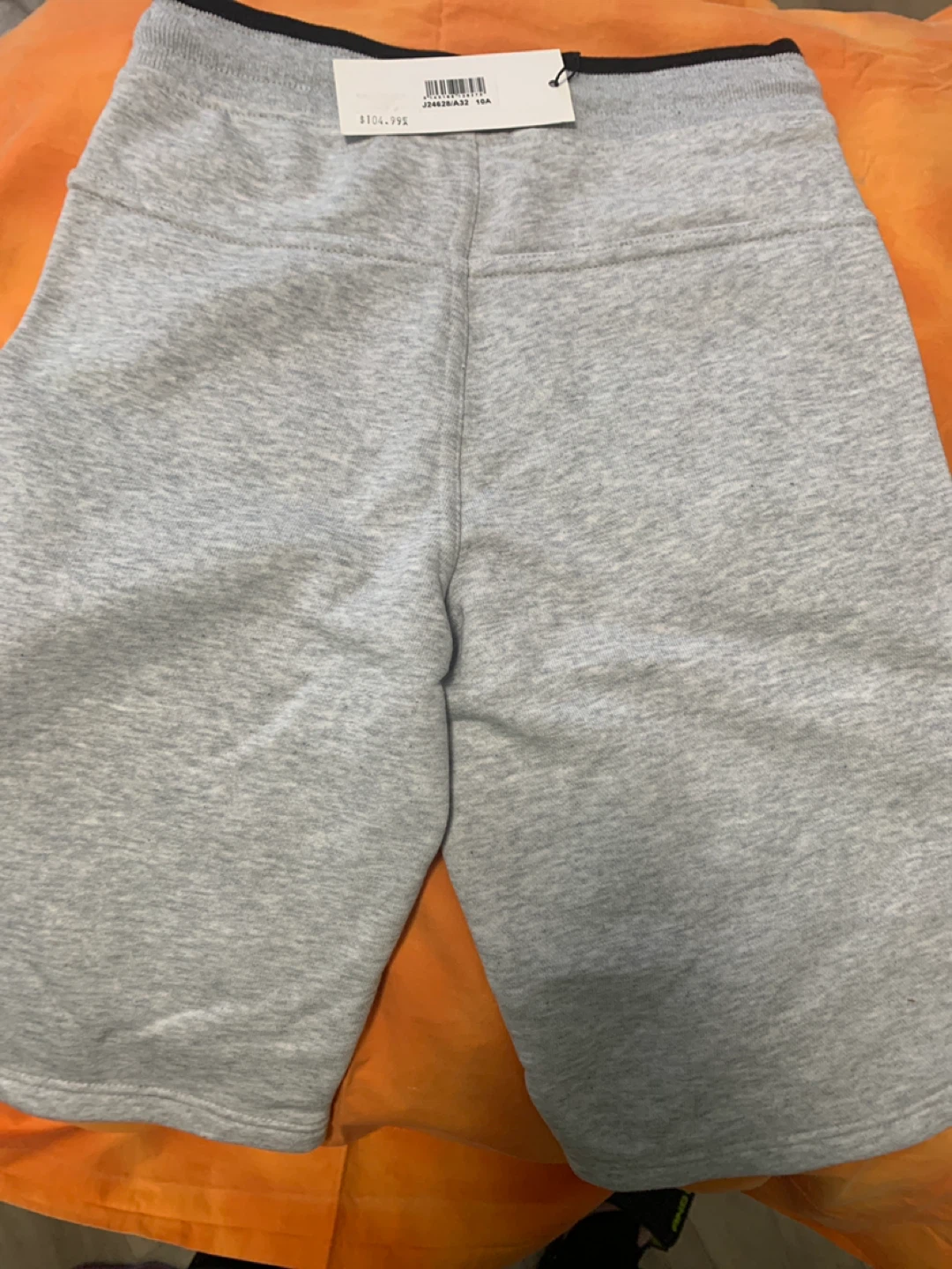 HUGO BOSS 10 year old boy Grey Sweat Shorts Size 10A - photo 2