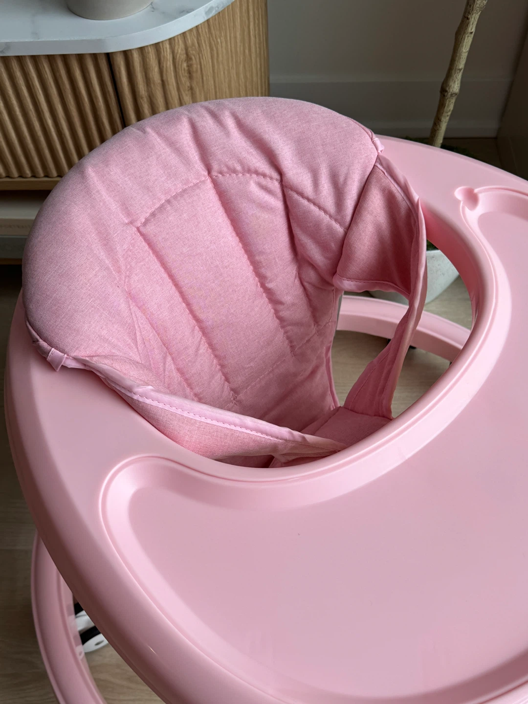 Folding Portable Baby Walker for 6-18 Months - Pink - $20 - photo 2