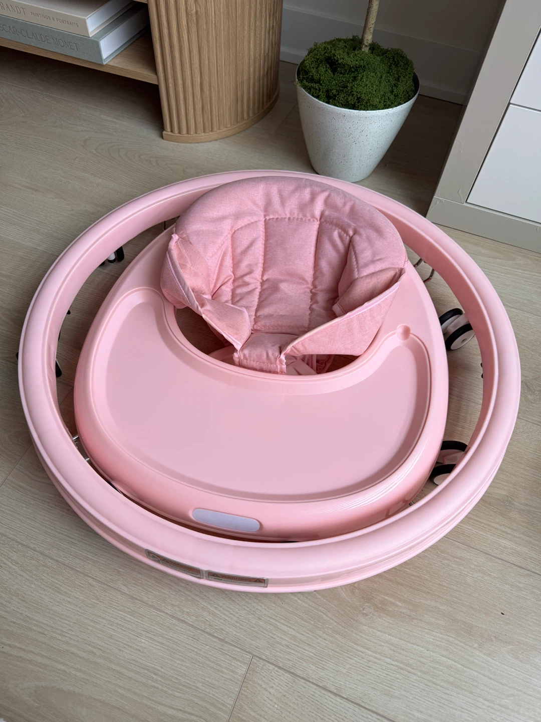 Folding Portable Baby Walker for 6-18 Months - Pink - $20 - photo 4