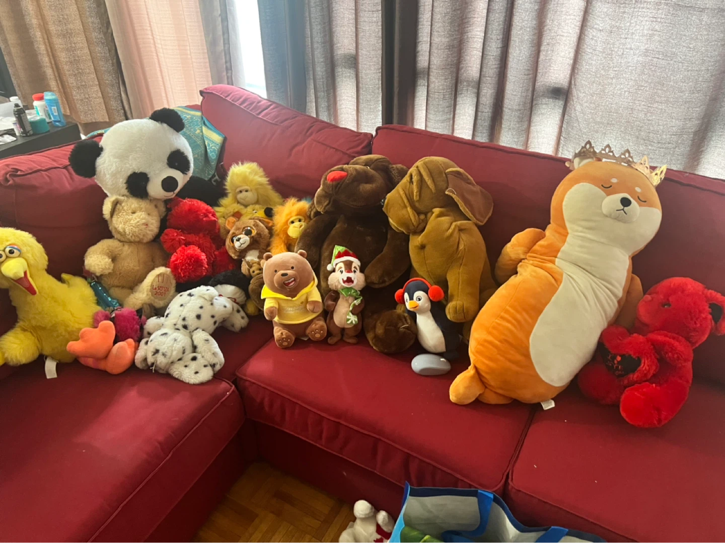 Collection of various stuffed animals - photo 2
