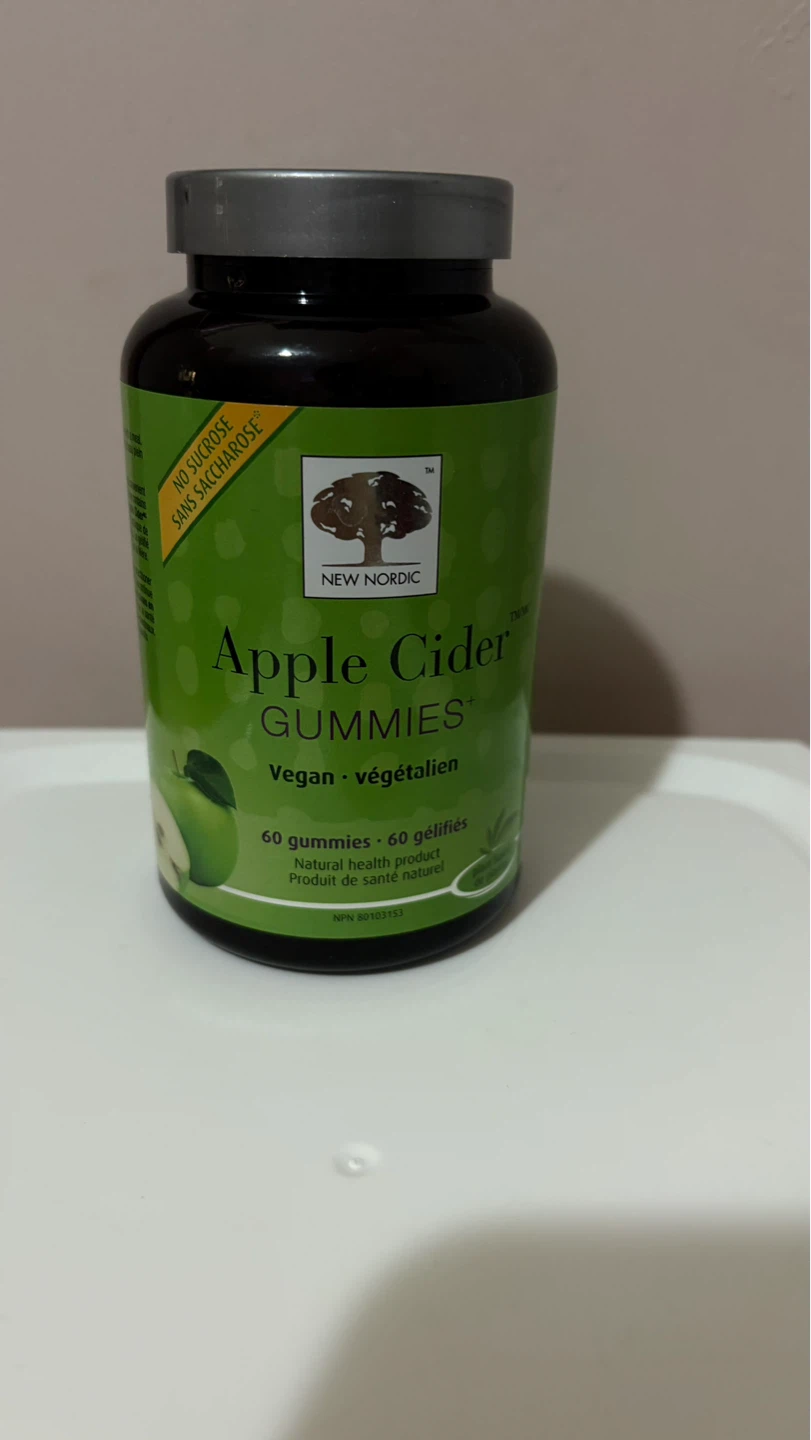 New Nordic Apple Cider Gummies - 60 count