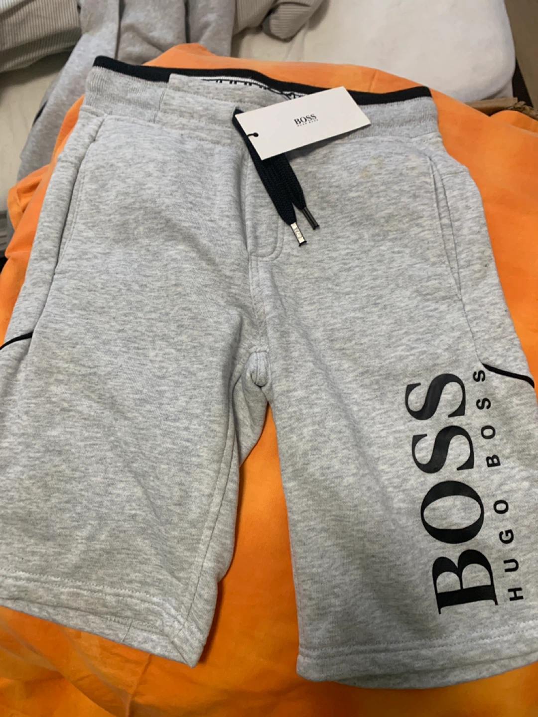 BOSS Hugo Boss 08A Grey Sweat Shorts