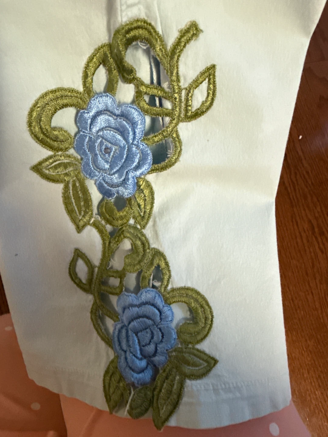 Bianca Maria Cassini Embroidered Light Blue Jeans - photo 3