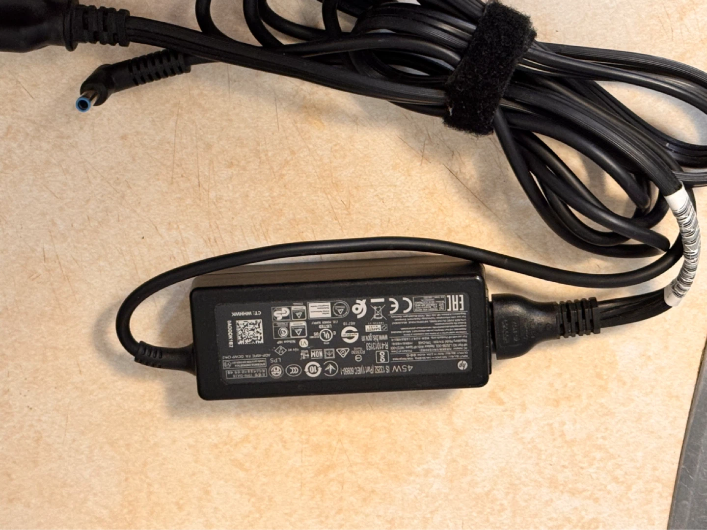 HP 45W Laptop Power Adapter AC Charger