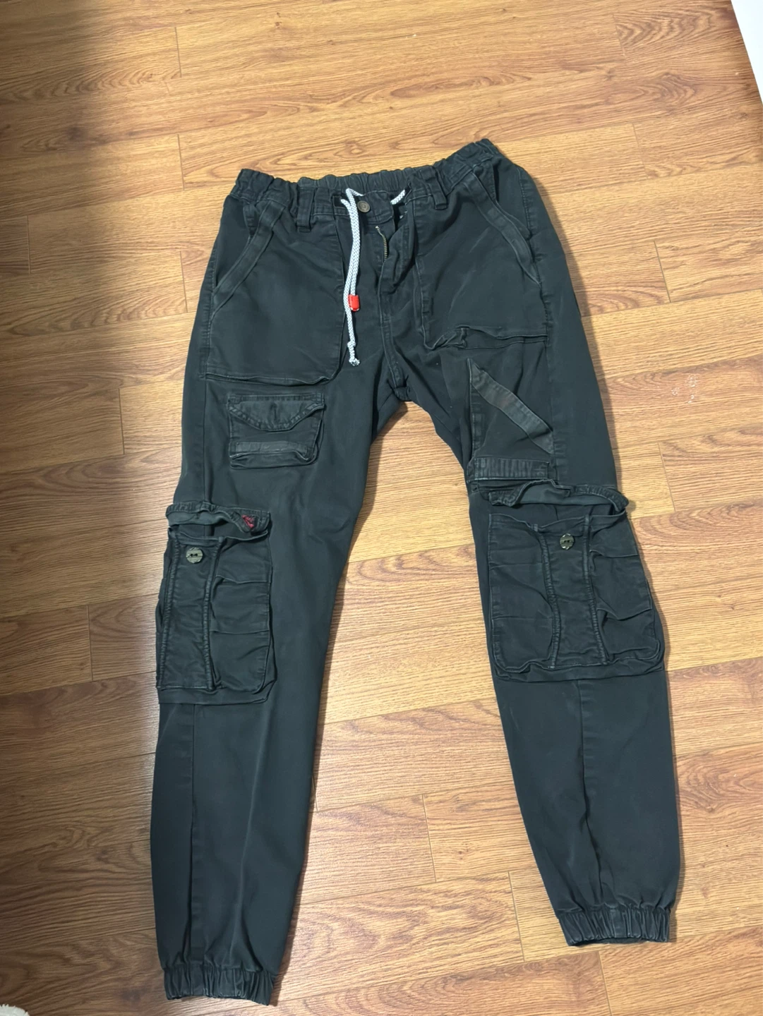 Men's Cargo Jogger Pants - Black - photo 2