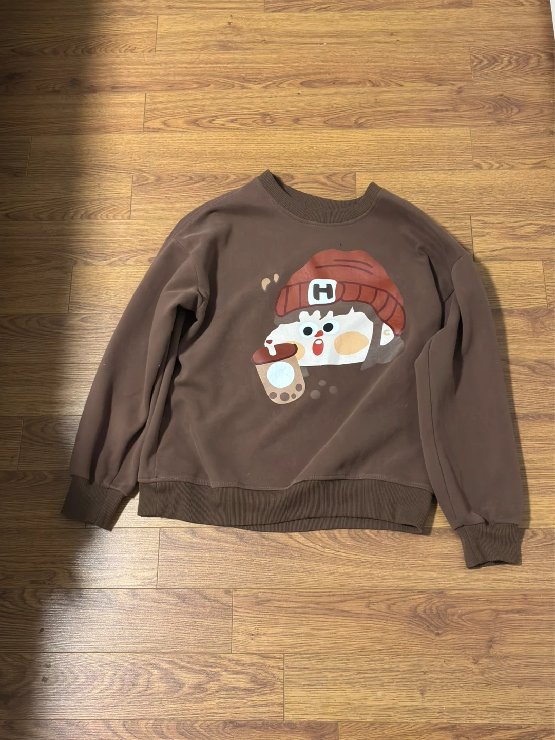 Brown Graphic Sweatshirt