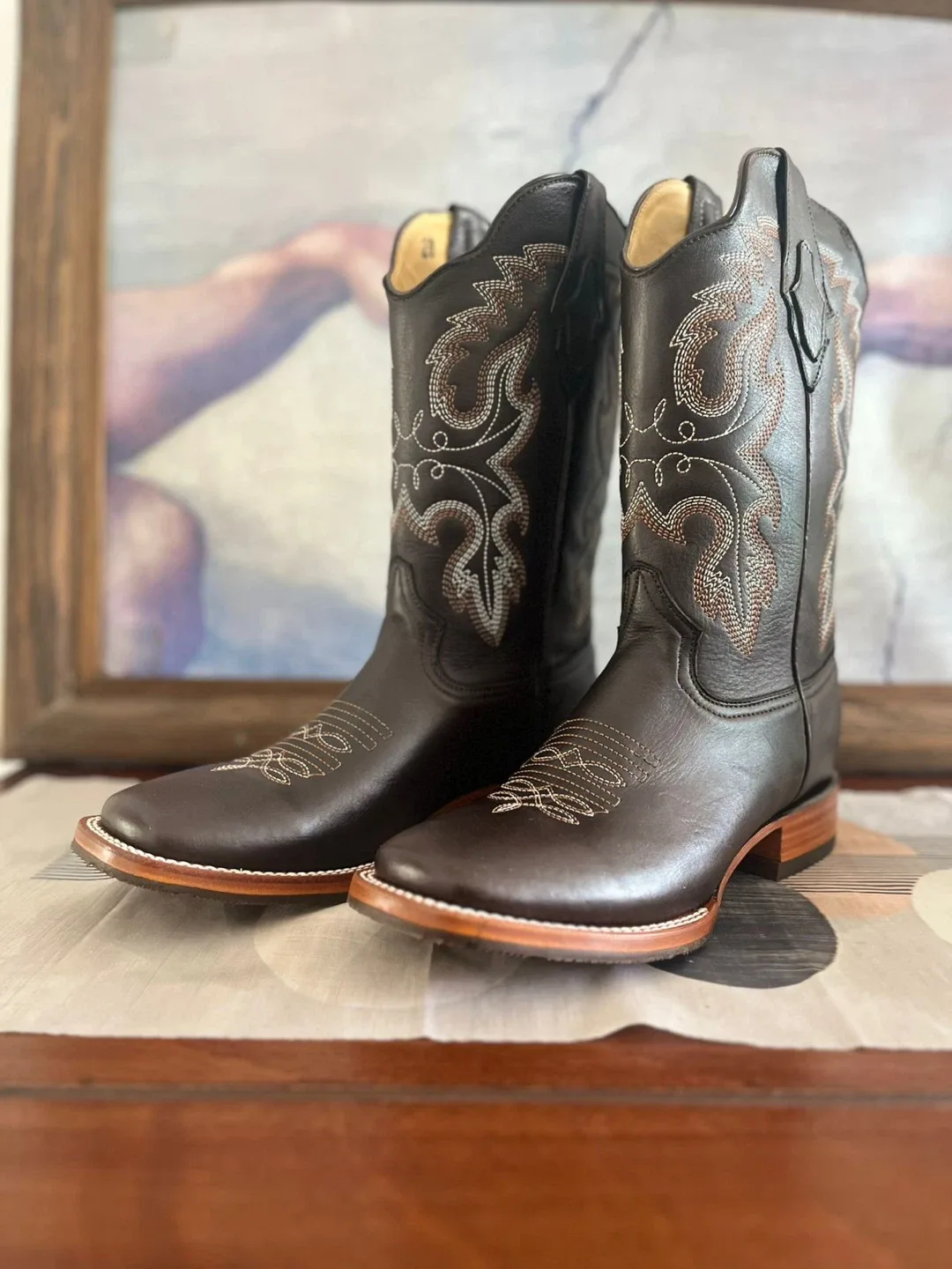 Men’s Western Boots & Belt Combo - Size 10.5 US - photo 2