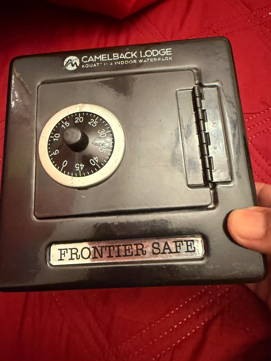 Camelback Lodge Frontier Safe Coin Bank