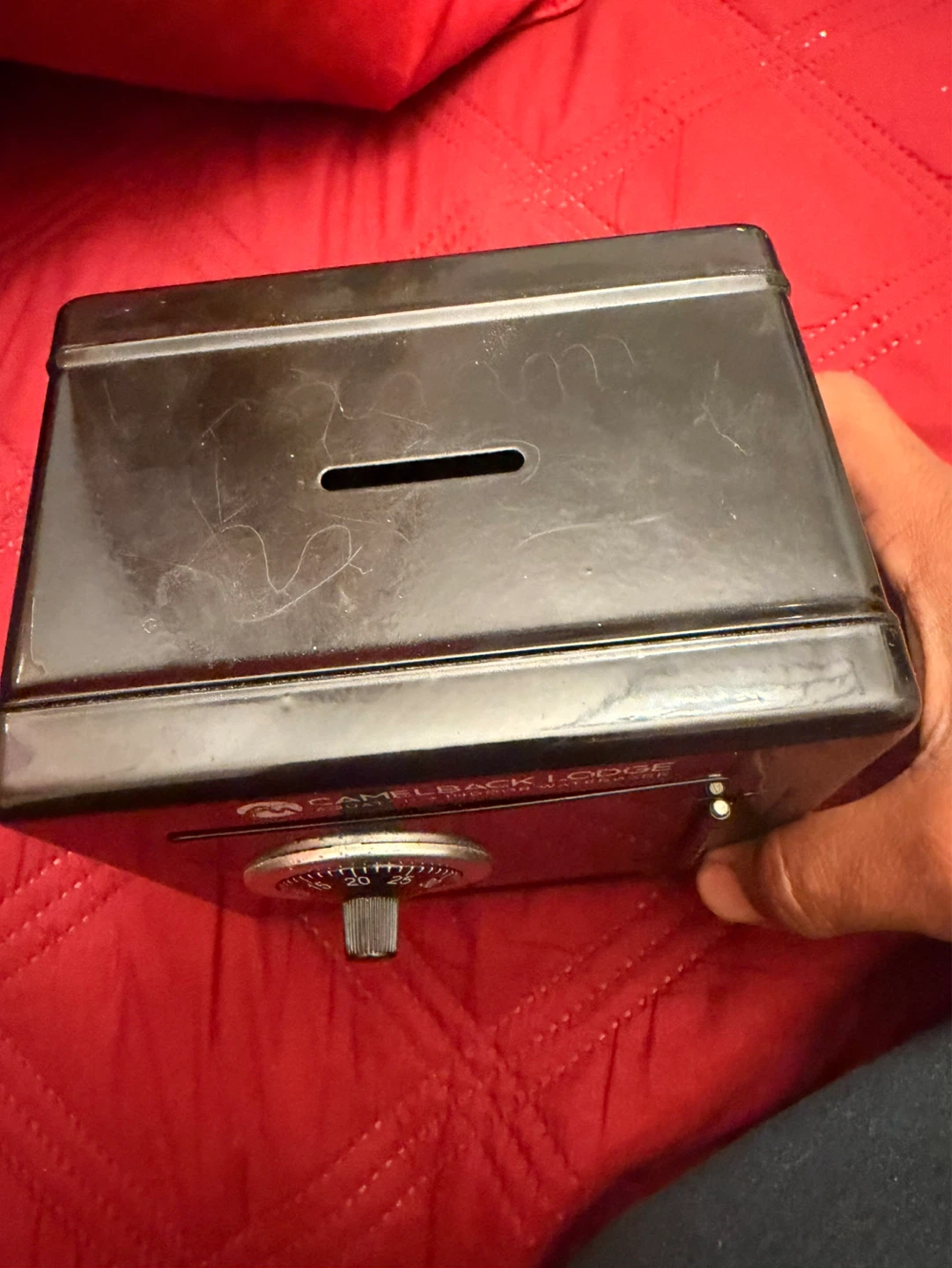 Camelback Lodge Frontier Safe Coin Bank - photo 4