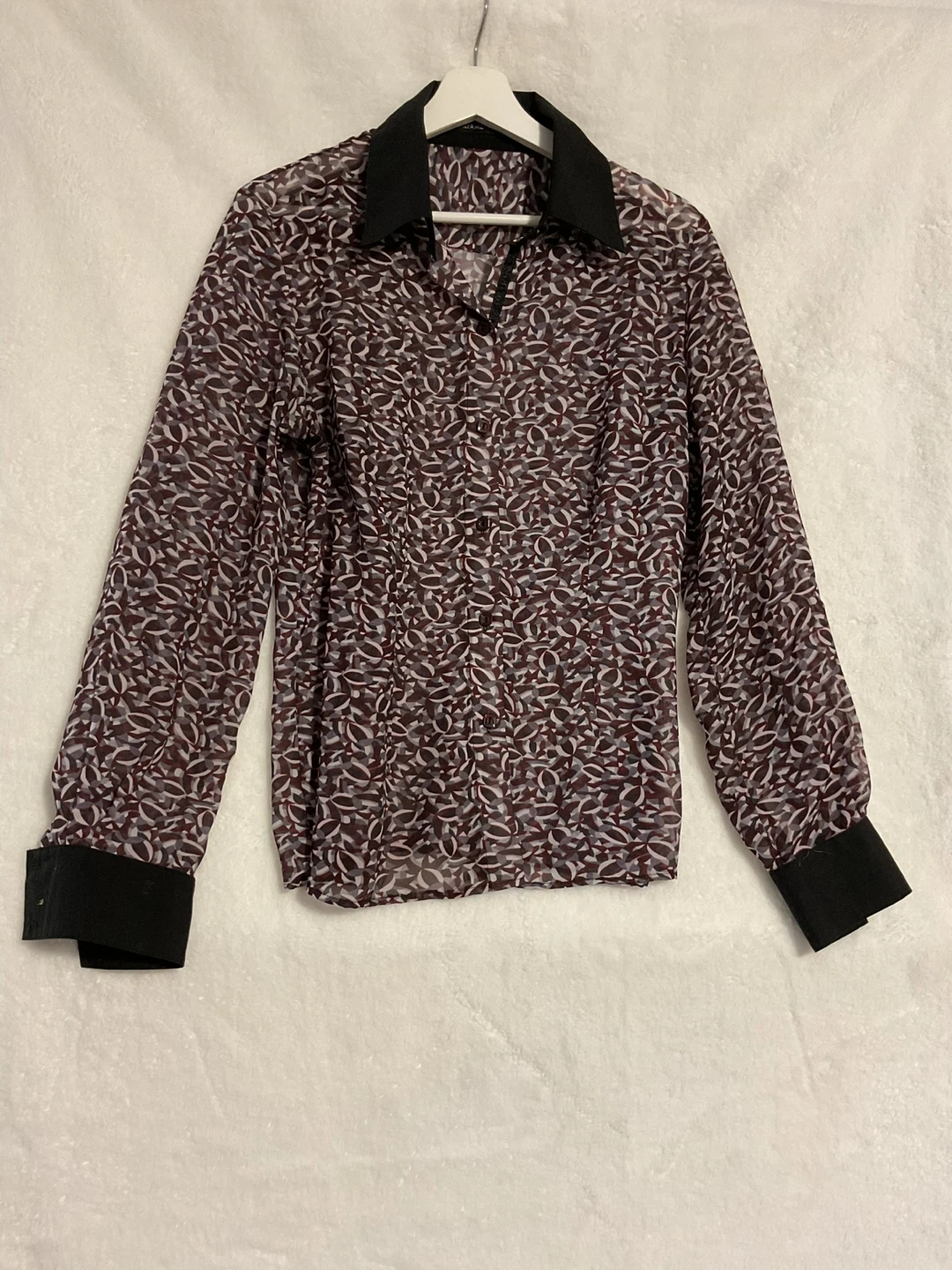 Sheer Button-Up Shirt - photo 2