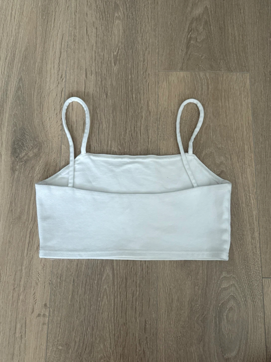 OAK + FORT White Crop Tank Top New - photo 2