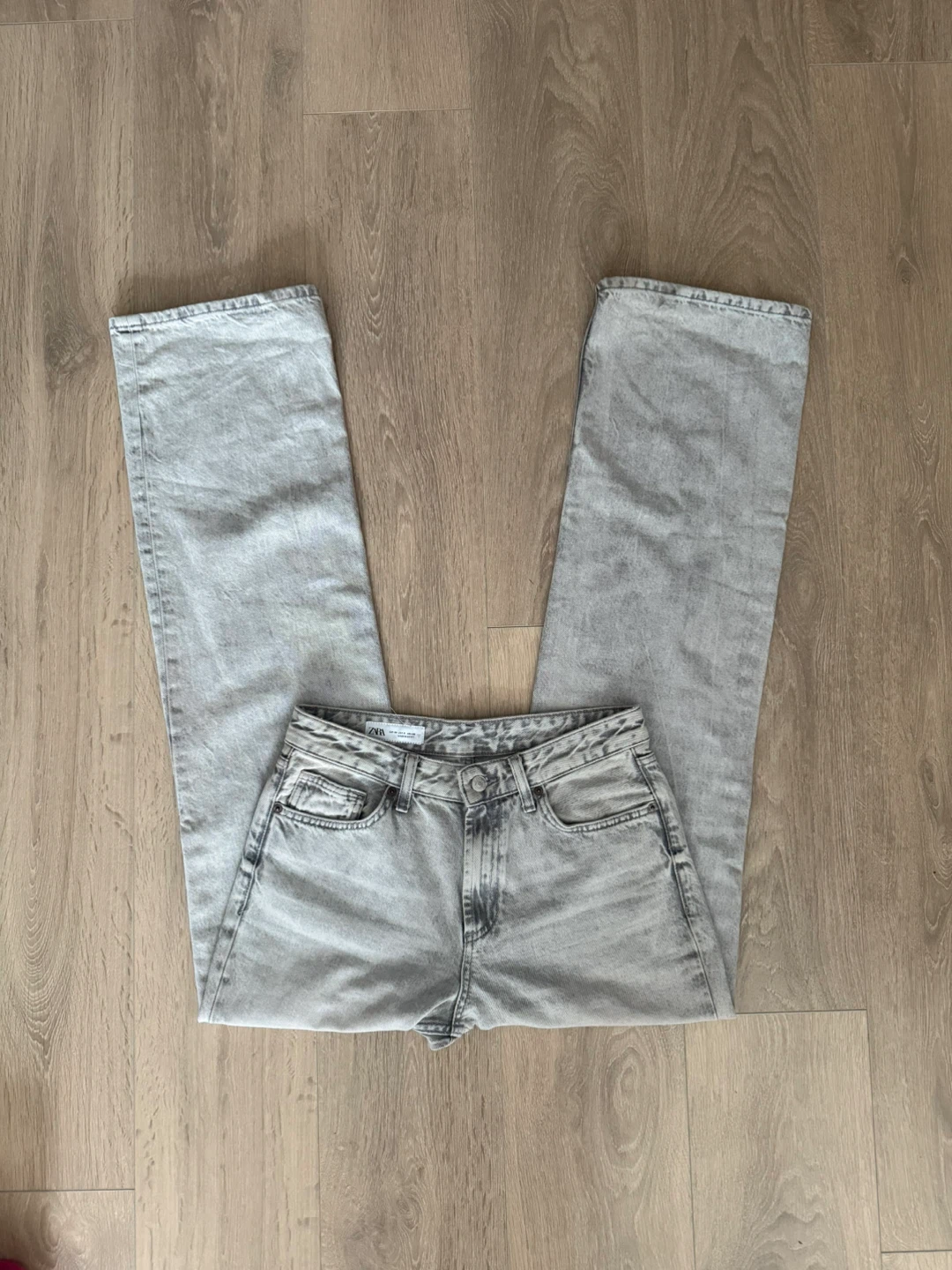 ZARA Acid Wash Denim Jeans