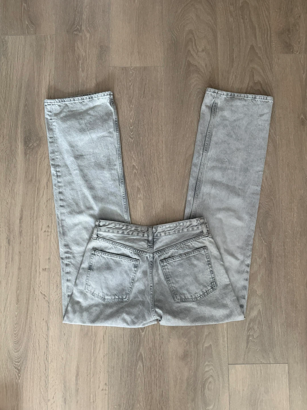 ZARA Acid Wash Denim Jeans - photo 2