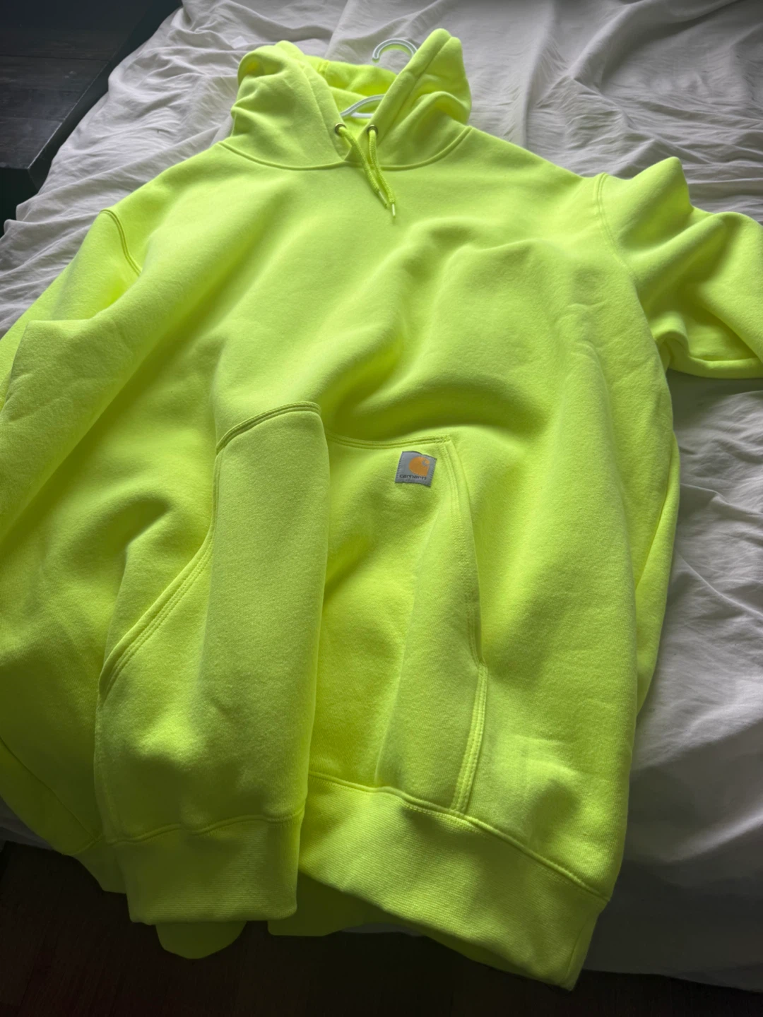 Carhartt Hi-Vis Yellow Loose Fit Hoodie - photo 2