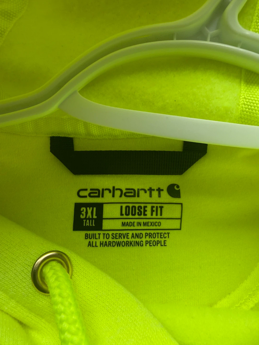 Carhartt Hi-Vis Yellow Loose Fit Hoodie