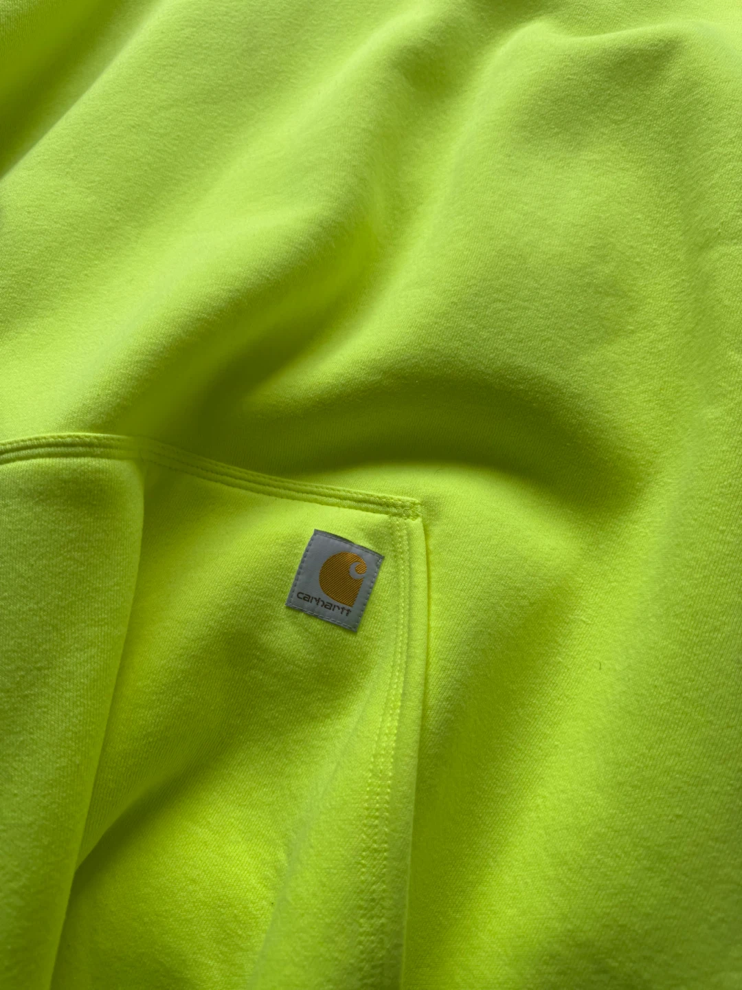Carhartt Hi-Vis Yellow Loose Fit Hoodie - photo 3