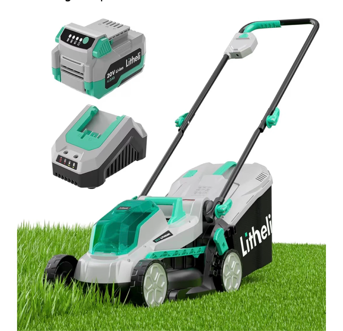 Litheli 20V Lithium Electric Lawn Mower - photo 5