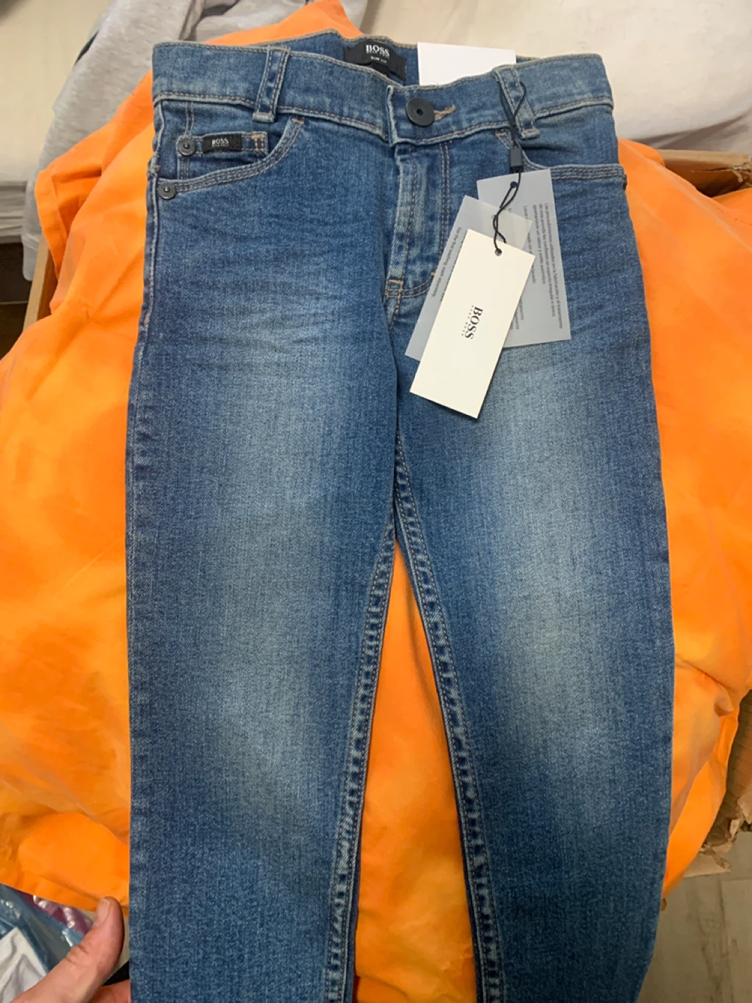 BOSS Hugo Boss 04ASlim Fit Jeans - Blue Denim