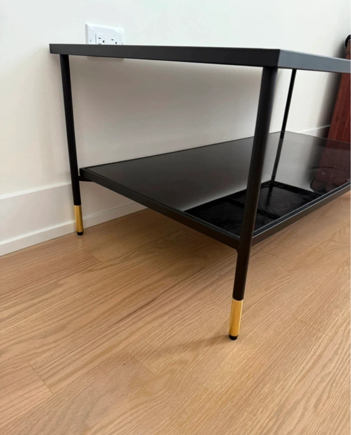 Moving Sale - Black Glass Coffee Table - photo 3