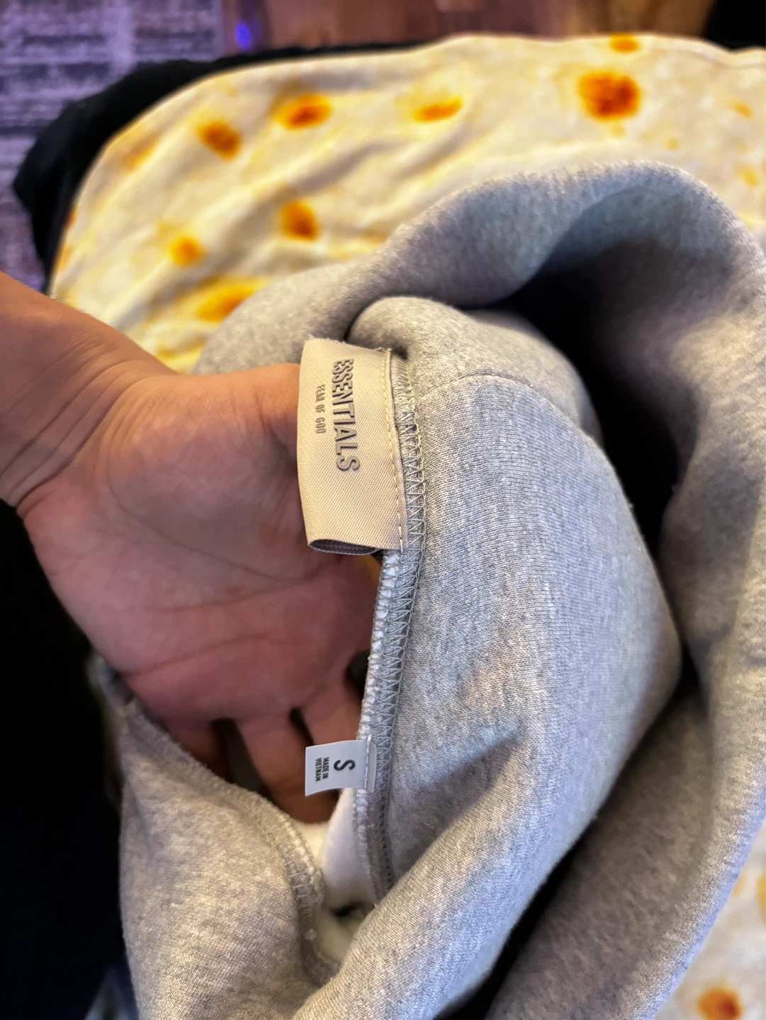 Fear of God Essentials Hoodie Gray Size S - photo 3