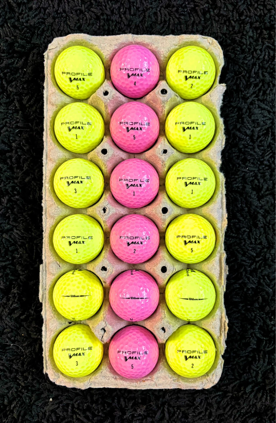 18 Wilson Profile VMax Coloured Golf Balls - photo 2