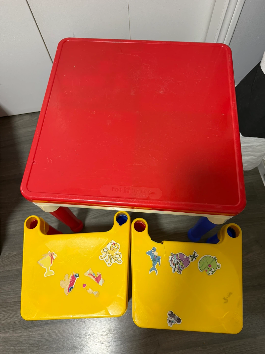 Kids 2-in-1 Building Blocks Activity Table & 2 Chairs Set - photo 3