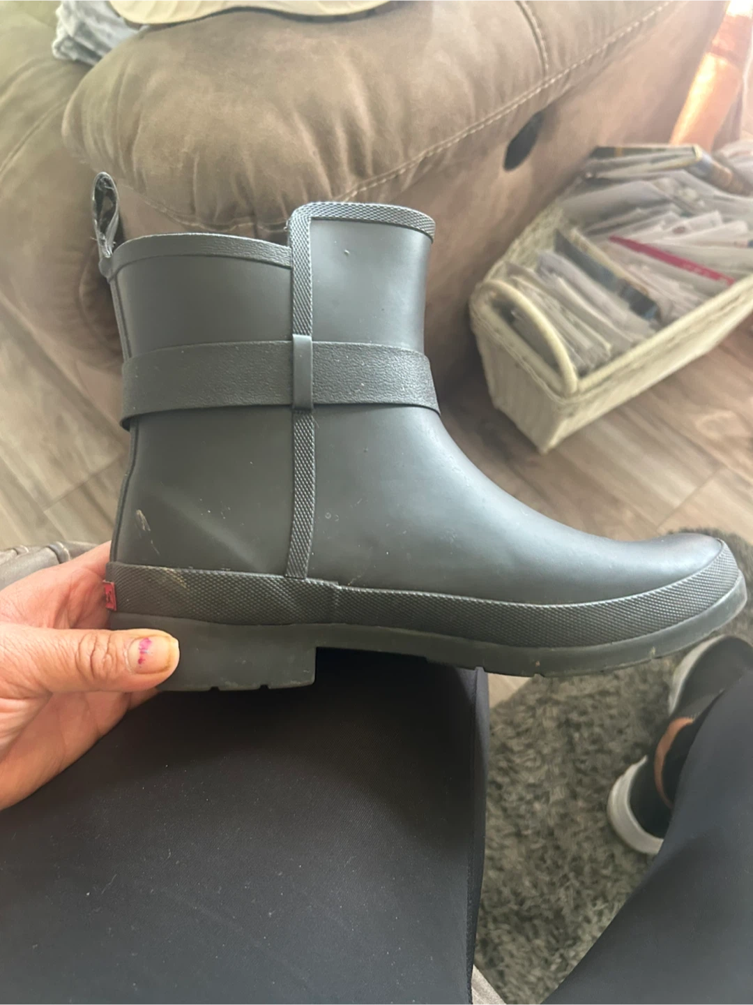 Chooka Women's Black Rubber Rain Boots - photo 3