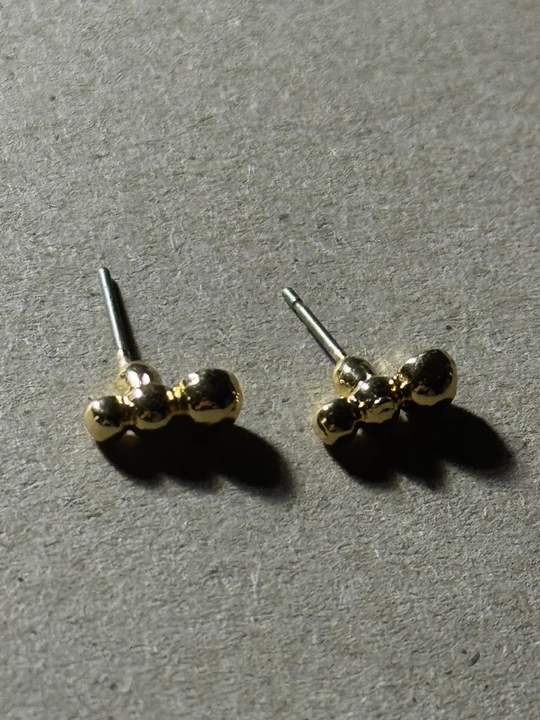 Assorted Gold Tone Stud Earrings Bundle - photo 5