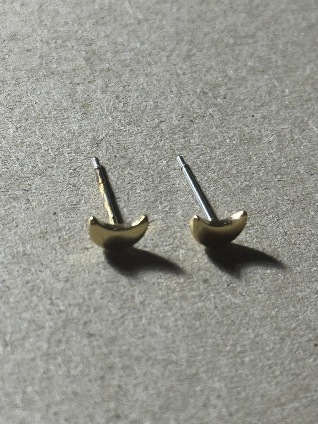 Assorted Gold Tone Stud Earrings Bundle - photo 4