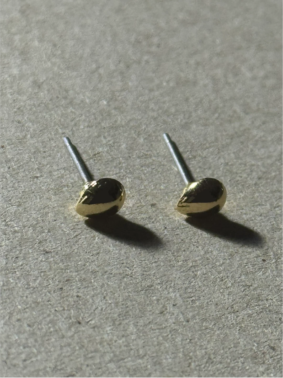 Assorted Gold Tone Stud Earrings Bundle - photo 3