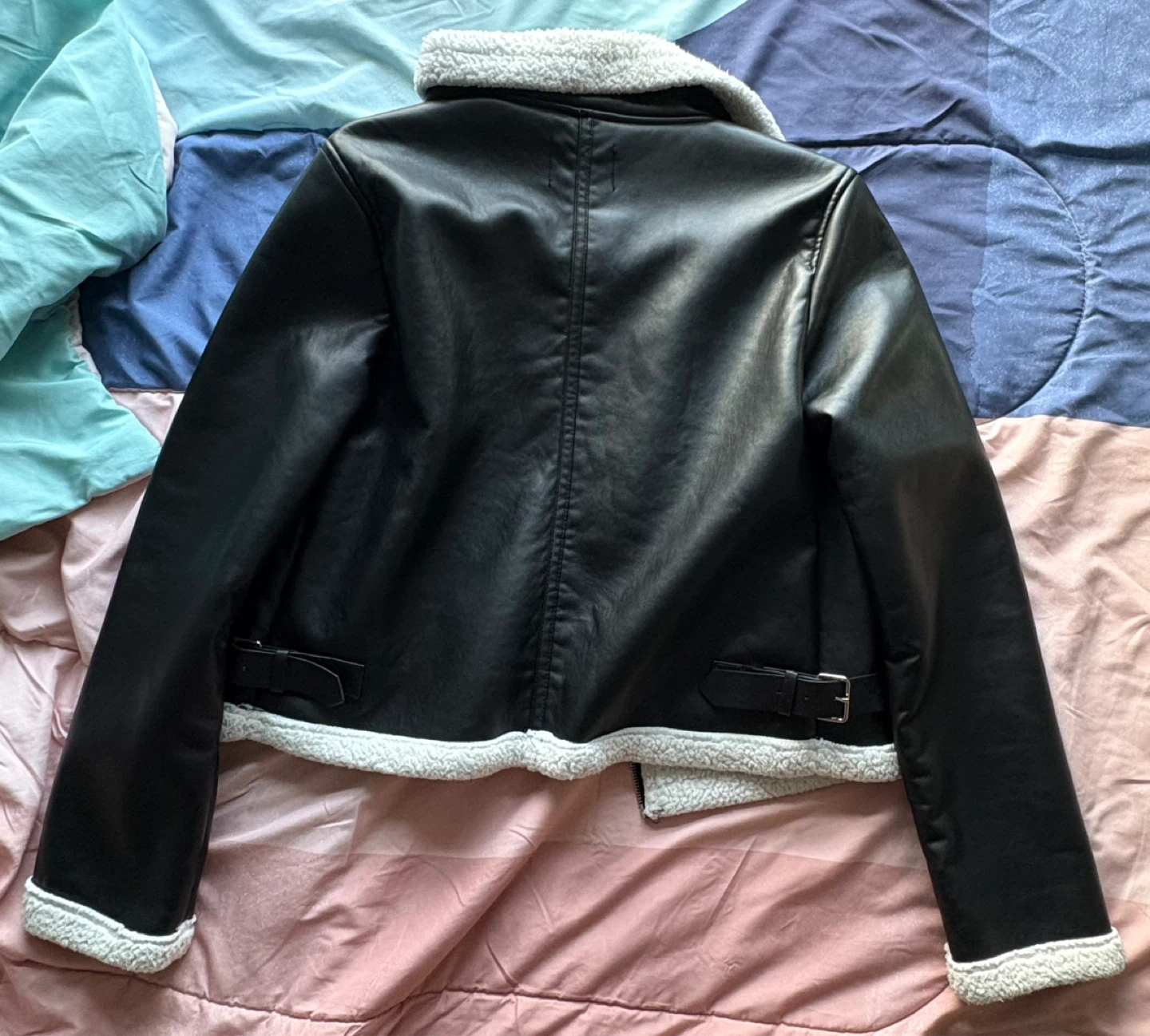 Leather jacket - photo 3
